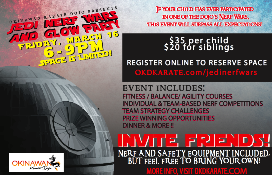 Jedi Nerf Wars 2 Okinawan Karate Dojo